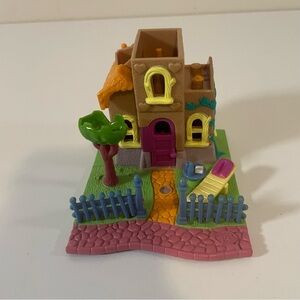Vintage Polly Pocket Animal Wonderland Giraffe House Bluebird 1994